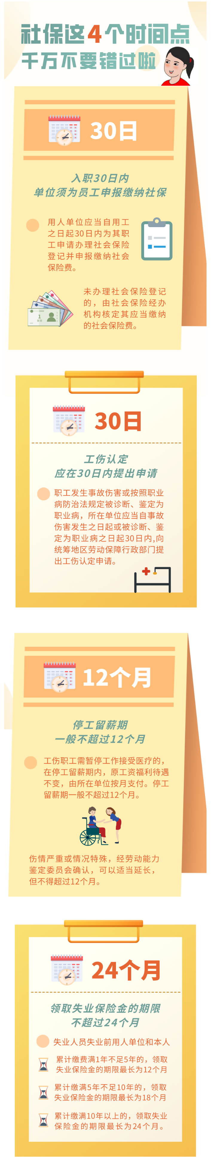 社保的这四个时间点，千万别错过啦~(图1)