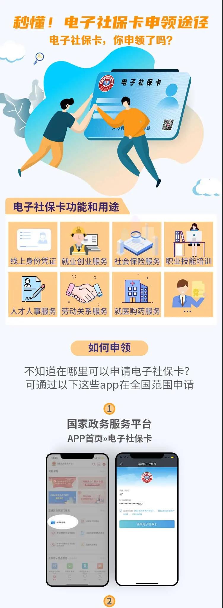 电子社保卡申领途径大全(图1)